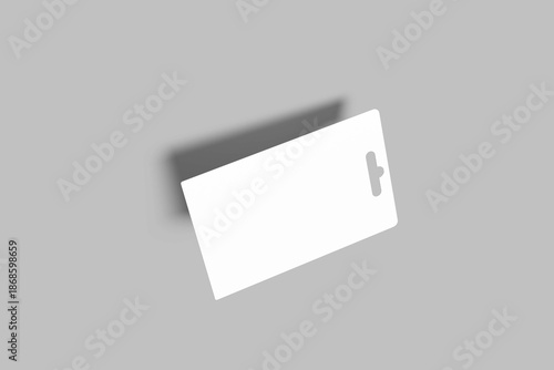 Gift Card Mockup Design Blank Icon