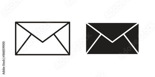 Mail icons for website design and development, app development. EPS10
