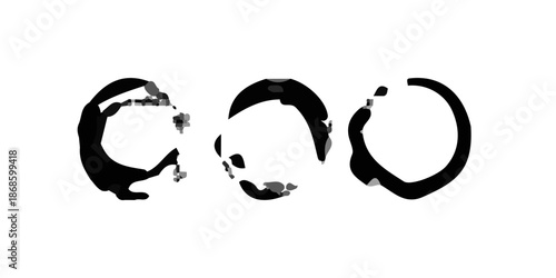 Black horse silhouette vector illustration design as a minimalist animal logo icon or drawing symbol on a white background