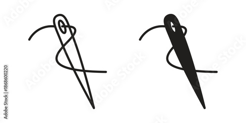 Needle icons for website design and development, app development. EPS10