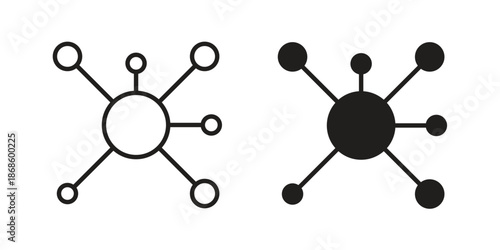 Network icons for website design and development, app development. EPS10