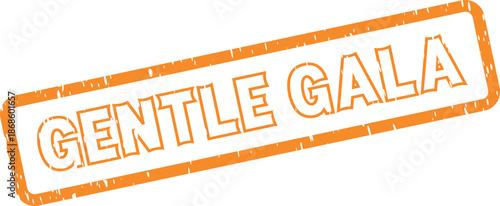 Gentle Gala Distressed Rubber Stamp for Elegant Events and Formal Celebrations