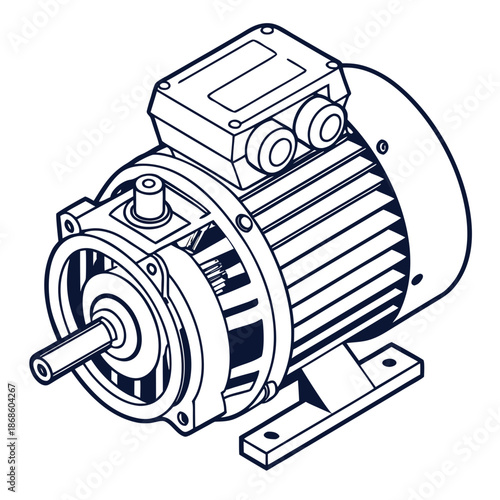 Industrial electric motor