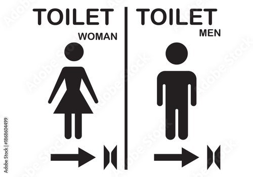 Man and woman symbol. Public bathroom pictogram. Male, Female, Handicap toilet sign. Male and female unisex toilet. toilets icon. Restroom signs for men women and disabled individuals 