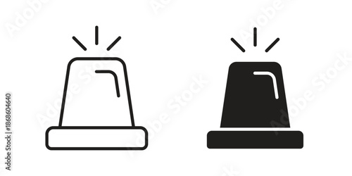 Siren icons for website design and development, app development. EPS10