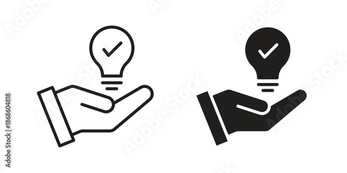 Solution icons for website design and development, app development. EPS10