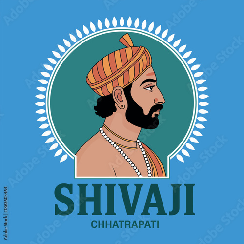 Shivaji Jayanti typography vector t-shirt print