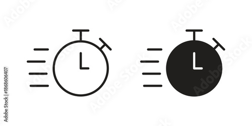 Time fast icons for website design and development, app development. EPS10