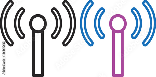 Microphone and headphones icon set.Audio voice recognition, recording voice message sign, speech podcast mic symbol.