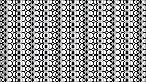  abstract black and white geometric seamless pattern featuring repeating shapes