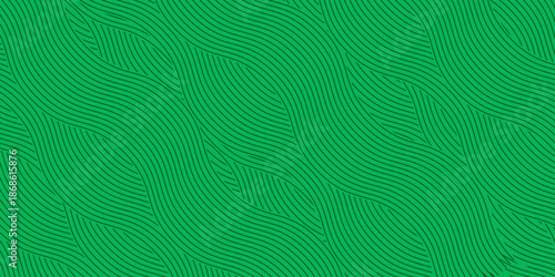 farm green banner, organic abstract background with fields. wavy green lines, natural organic products. striped farmer green Pattern