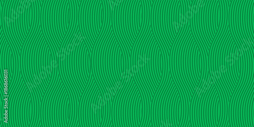 farm green banner, organic abstract background with fields. wavy green lines, natural organic products. striped farmer green Pattern