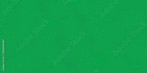 farm green banner, organic abstract background with fields. wavy green lines, natural organic products. striped farmer green Pattern