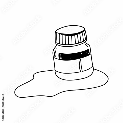 vector illustration of a black hat