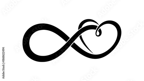 Infinity Heart Love Symbol - Eternal Connection