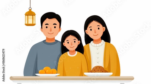 Family dining together with seasonal dishes in cozy indoor and outdoor settings