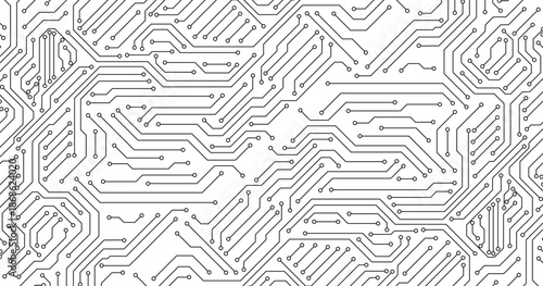 Circuit technology background with hi-tech digital data connection system and computer electronic design. 