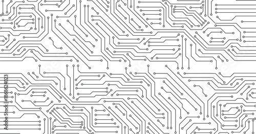 Circuit technology background with hi-tech digital data connection system and computer electronic design. 
