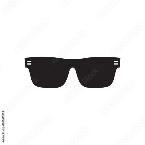 Sunglasses Icon Isolated on White Background. Vector Illustration.