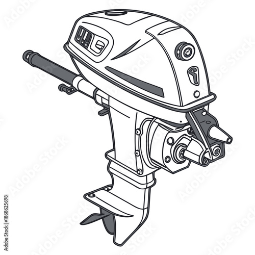 Outboard motor for boat