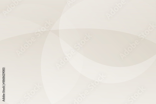 淡いベージュと曲線が重なる柔らかく優しい抽象背景イラスト