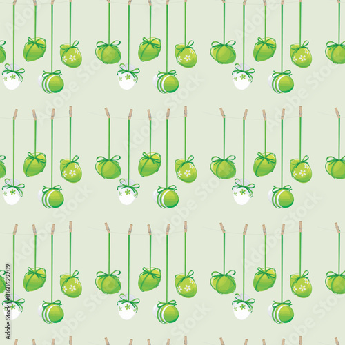 Easter seamless pattern