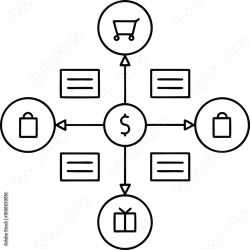 Advanced gaming chair with led line art vector on transparent background