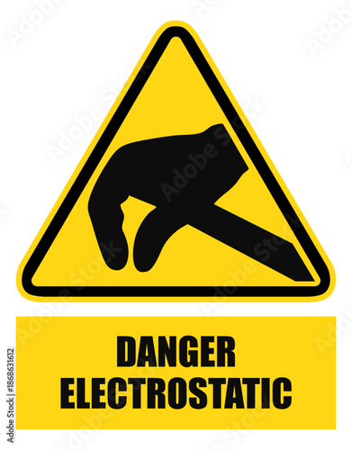 Danger Electrostatic