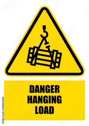 Danger hanging load