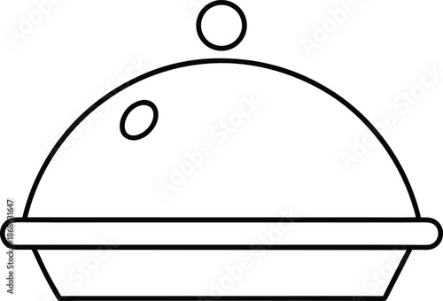 Floating holographic map interface line art on transparent background