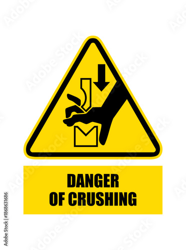 Danger of crushing