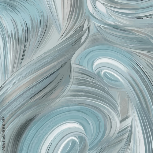 abstract background with blue waves