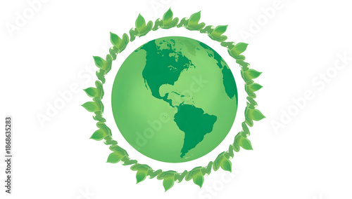 Earth Day Eco Friendly Symbol – Global Environment Protection Graphic
