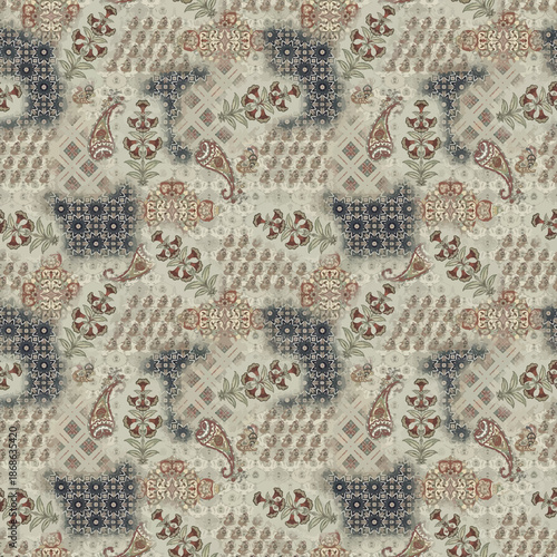 seamless pattern with flowers