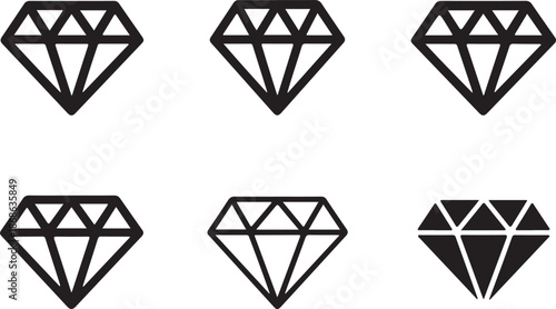Diamond Icon set