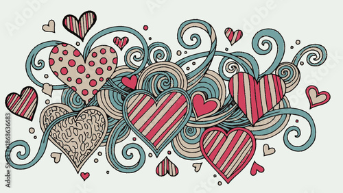 vector illustration of an abstract floral background