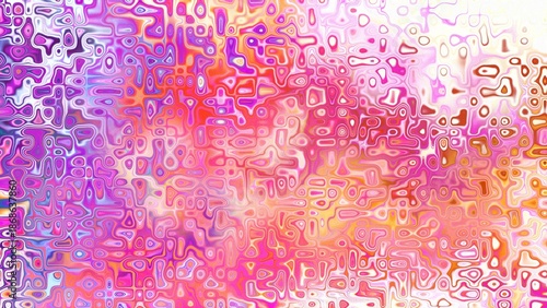 Abstract organic cellular texture with soft purple and pink tones, fluid mosaic pattern and dreamy digital surface
