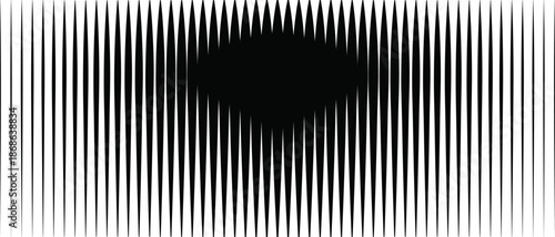 Vertical vector halftone uneven background. Particles fading grid black and white. Gradient transition grid. Abstract technological smooth transition.