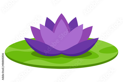 lotus flower vector illustration