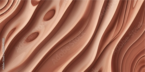 Luxury Brown Wooden Background Texture with Smooth Pattern for Interior Wallpaper