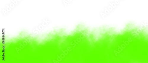 Vibrant green smoke effect on transparent background for creative design and editing isolated cutout png with design element and graphic resource