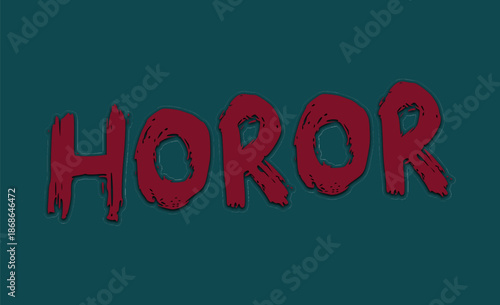 HOROR TYPOGRAPHY