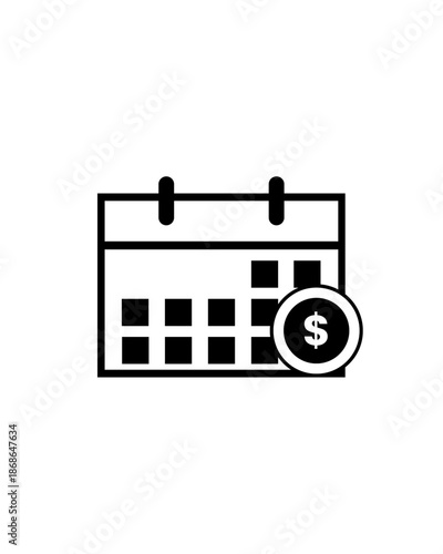 Salary Schedule Calendar Icon