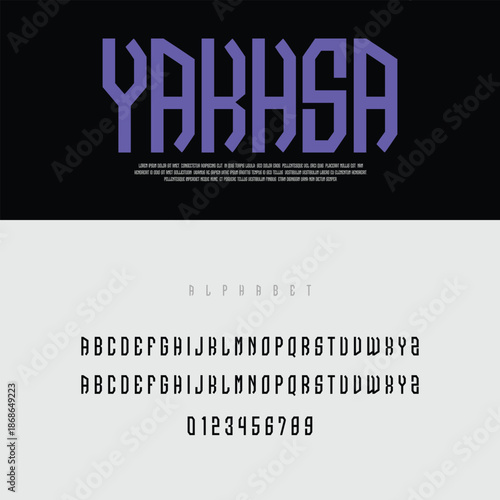 Yakhsa Traditional Folklore Ornament and Mythological Creature Emblem, Cultural Symbol and Ancient Pattern, Decorative Flat Vector