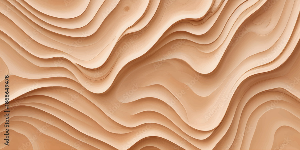 Obraz premium Brown wooden texture with natural grain pattern background