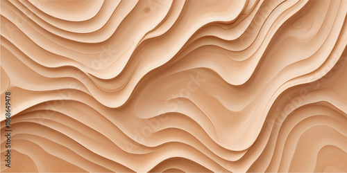 Brown wooden texture with natural grain pattern background