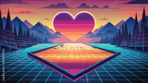 Vibrant festive border with decorative lanterns and stars Vector