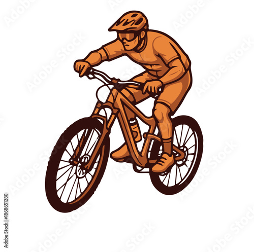 man on bike