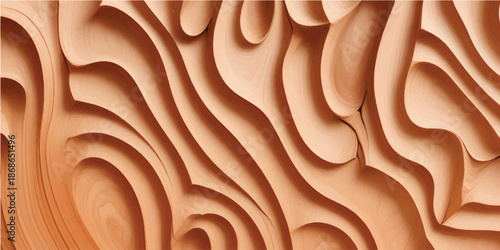 Abstract nature macro of a beautiful pink rose petal with a silk fabric texture and smooth satin pattern on a wooden surface