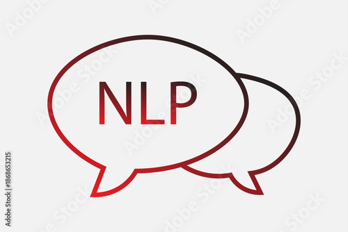 This icon represents Natural Language Processing (NLP), a branch of AI focused on communication.